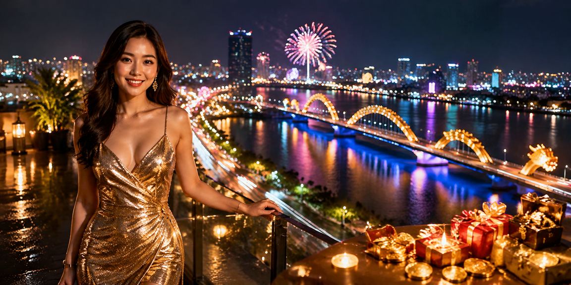Không khí lễ hội cá cược casino sôi động tại Đà Nẵng với ánh đèn rực rỡ